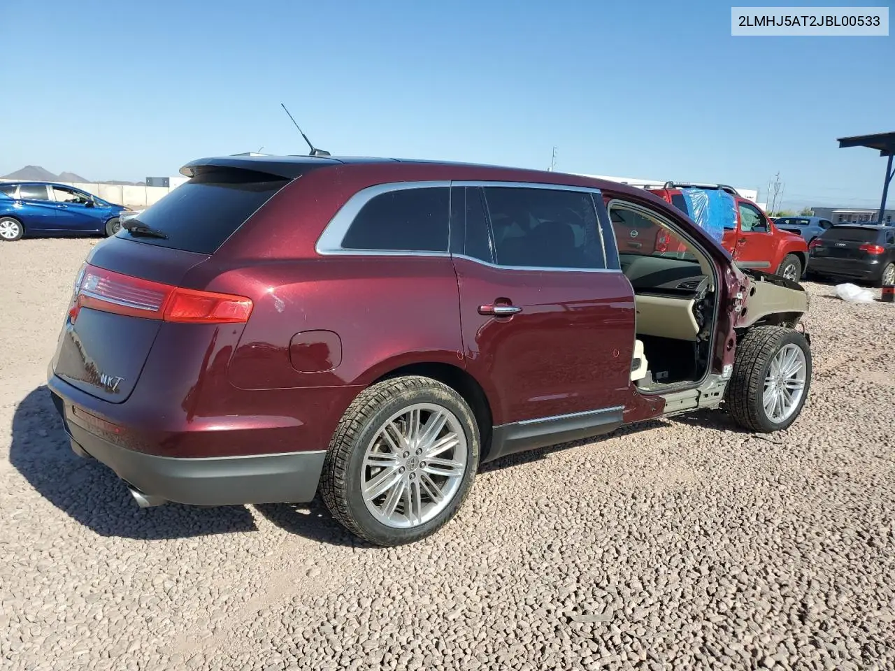 2018 Lincoln Mkt VIN: 2LMHJ5AT2JBL00533 Lot: 57588595