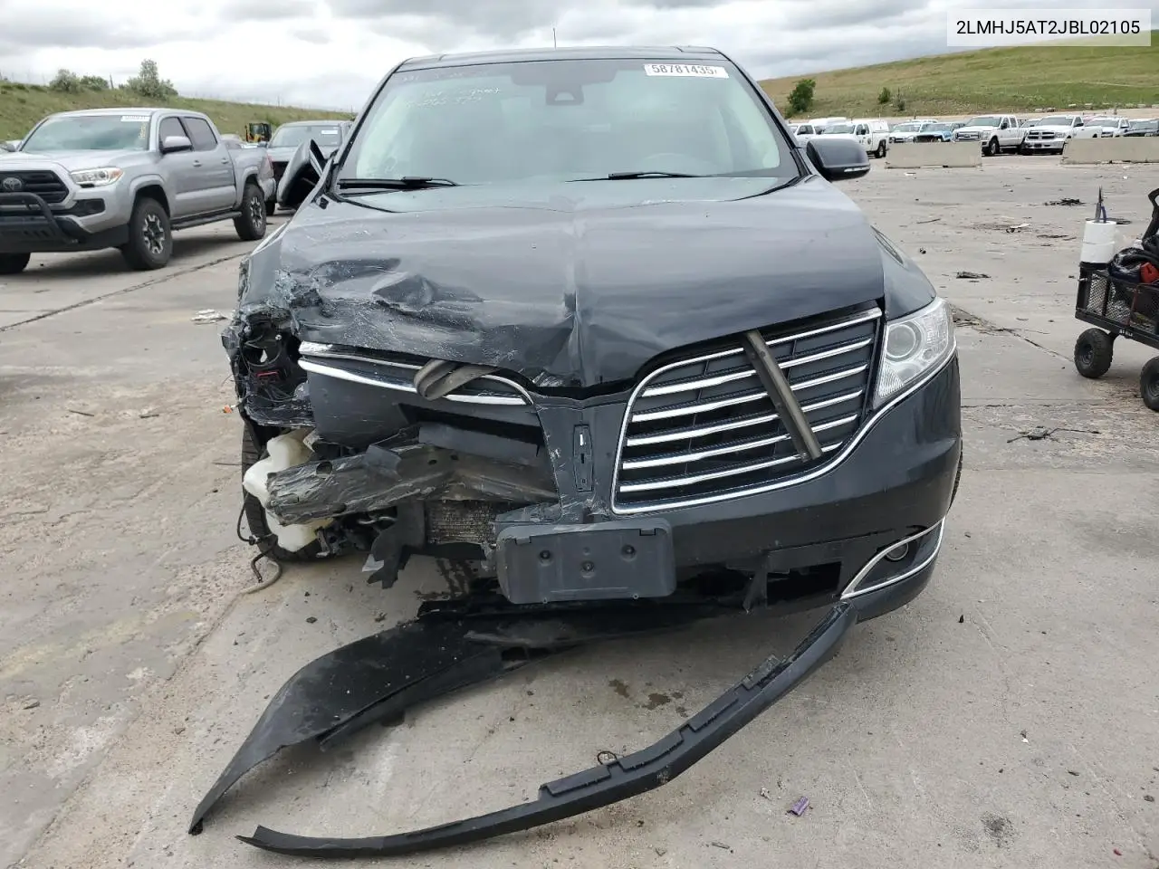 2018 Lincoln Mkt VIN: 2LMHJ5AT2JBL02105 Lot: 58781435