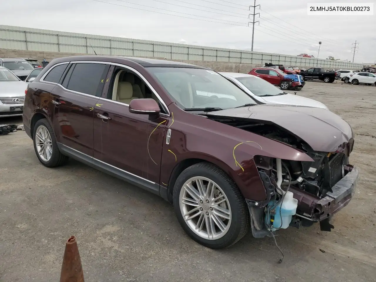 2019 Lincoln Mkt VIN: 2LMHJ5AT0KBL00273 Lot: 56232495