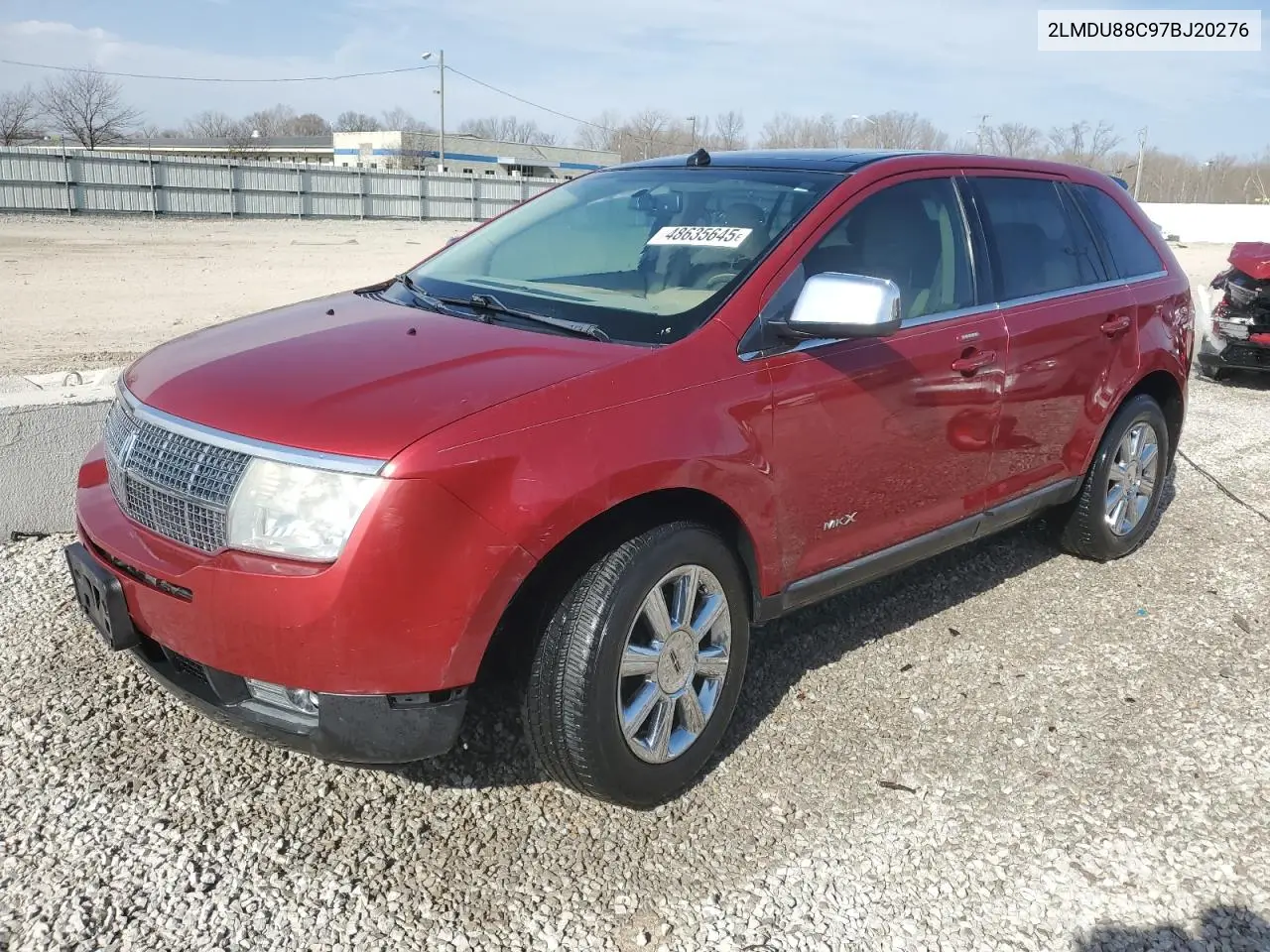 2007 Lincoln Mkx VIN: 2LMDU88C97BJ20276 Lot: 48635645
