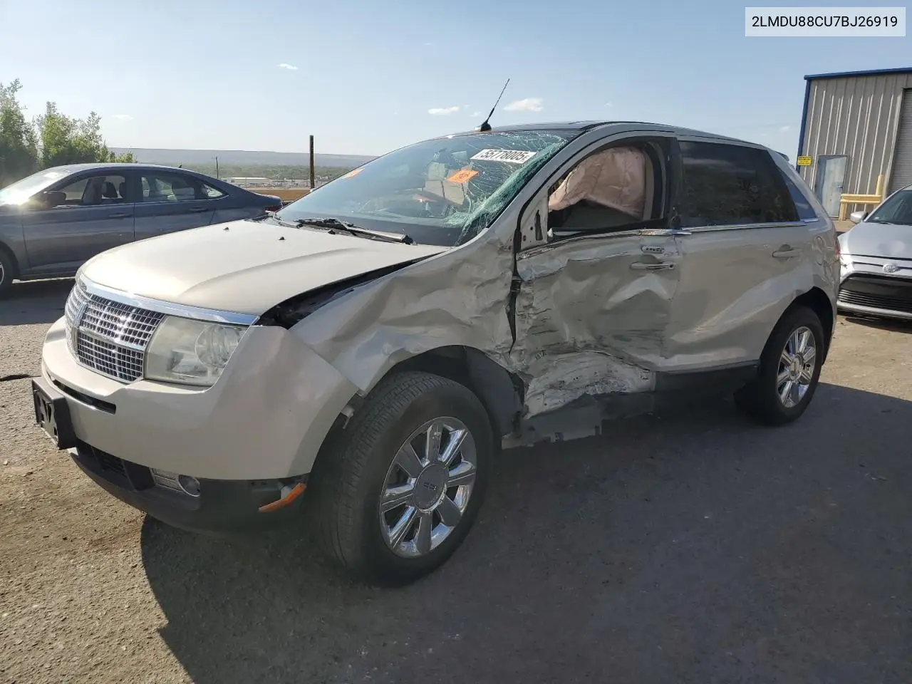 2007 Lincoln Mkx VIN: 2LMDU88CU7BJ26919 Lot: 55778005