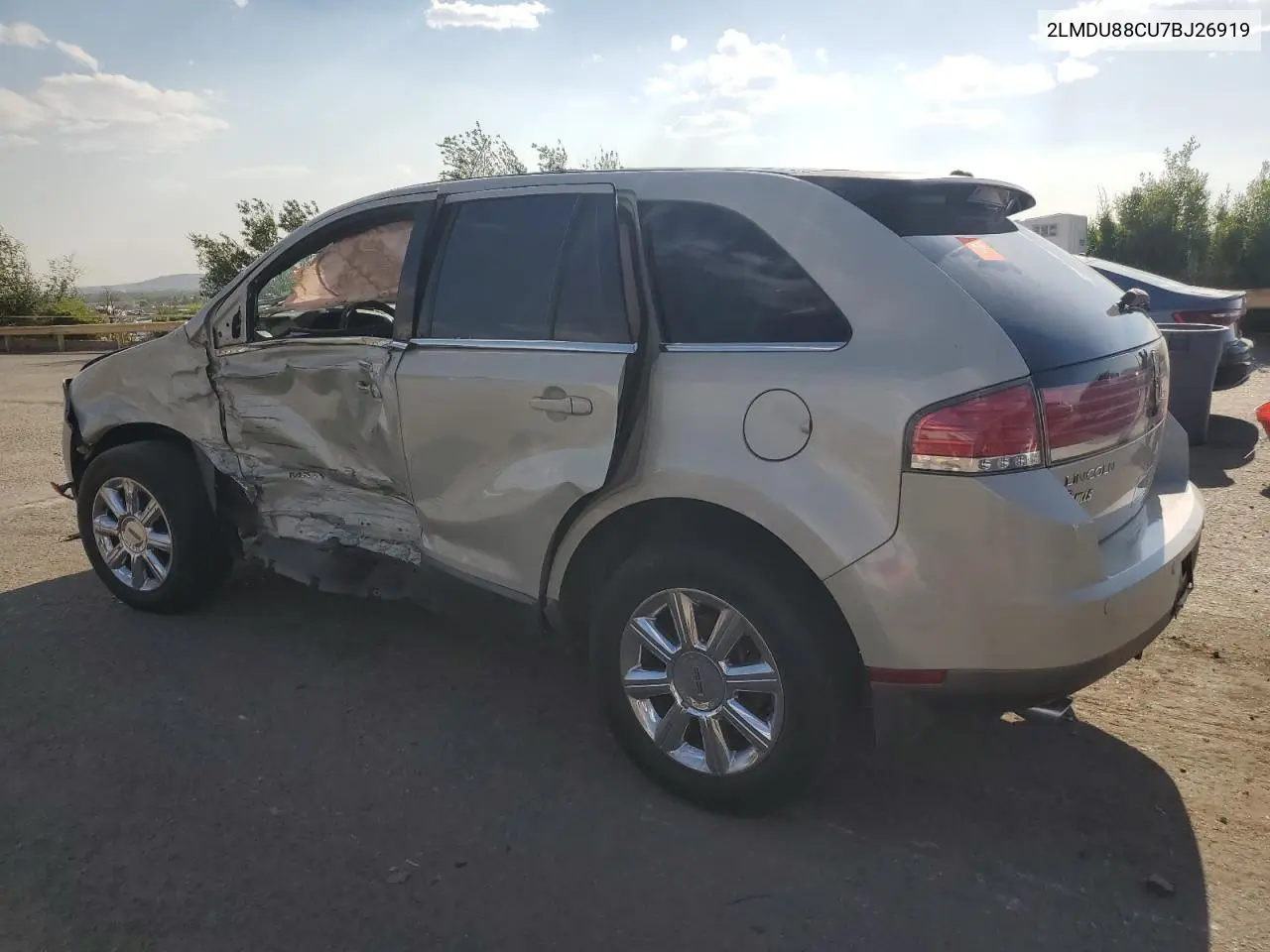 2007 Lincoln Mkx VIN: 2LMDU88CU7BJ26919 Lot: 55778005