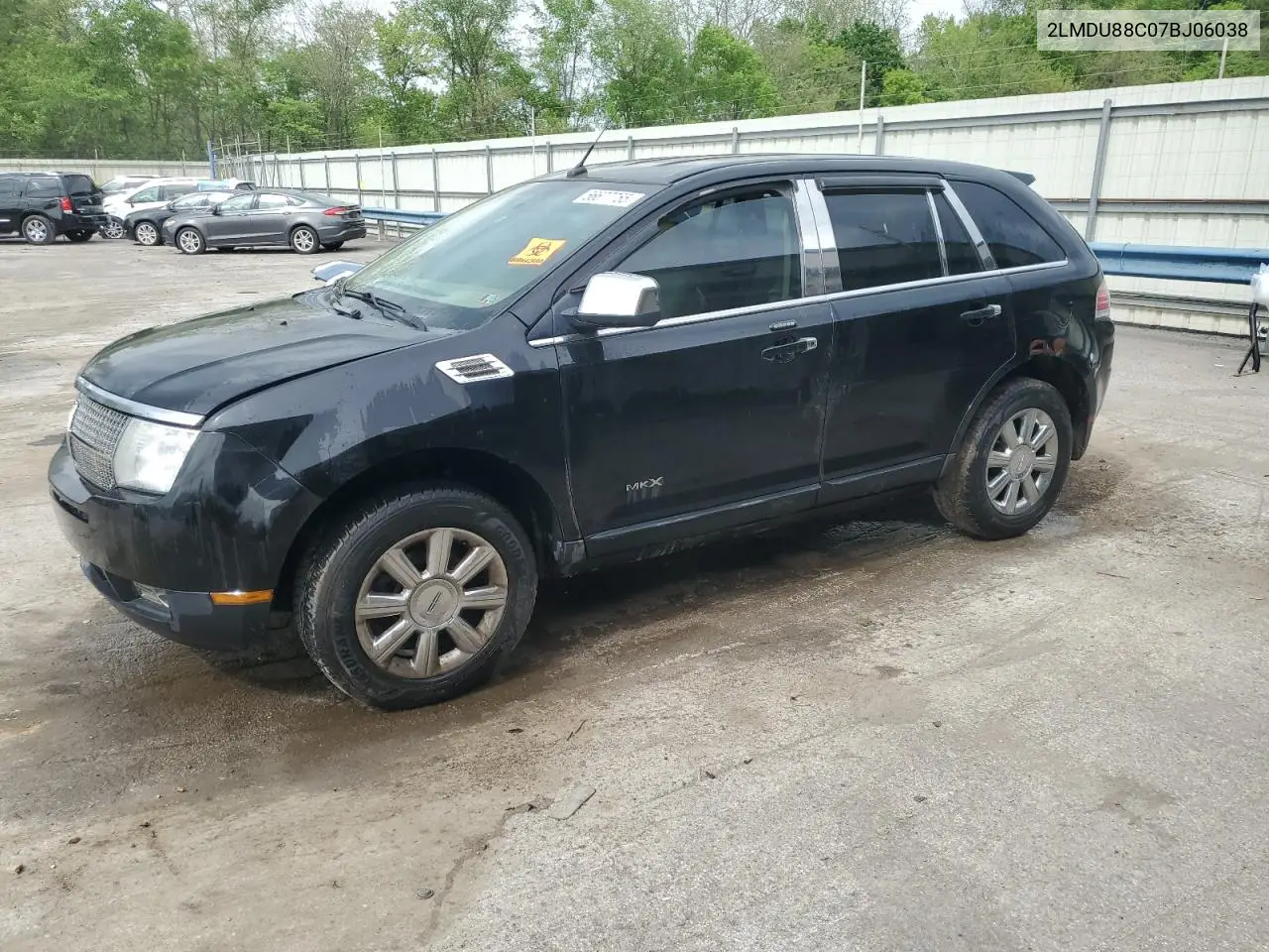 2007 Lincoln Mkx VIN: 2LMDU88C07BJ06038 Lot: 56677755