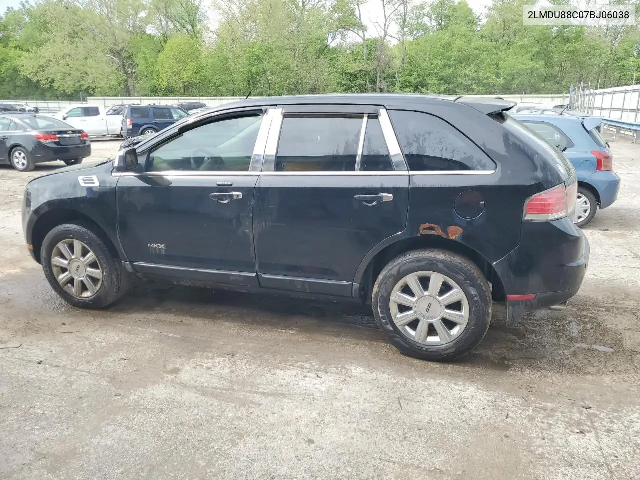 2007 Lincoln Mkx VIN: 2LMDU88C07BJ06038 Lot: 56677755