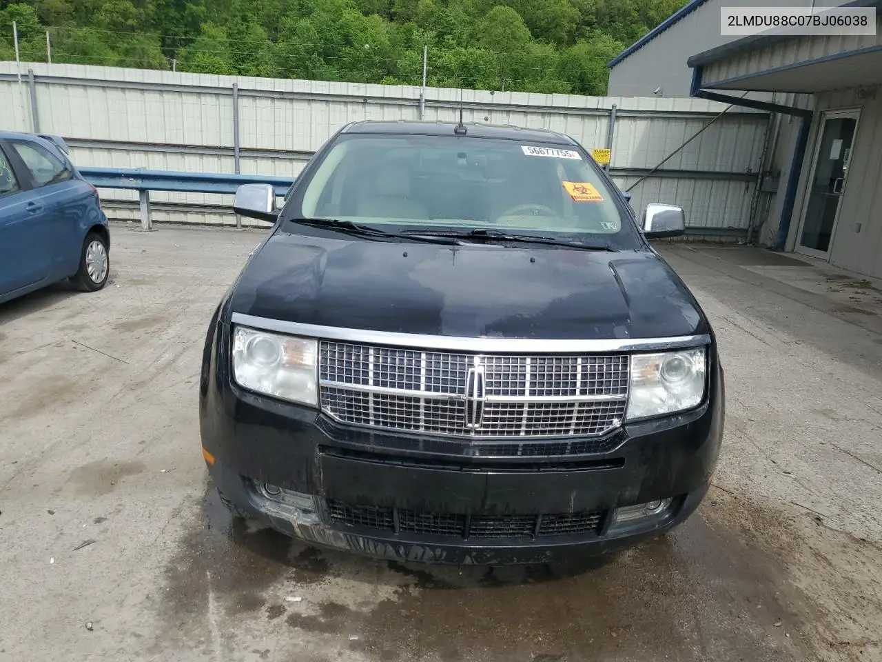 2007 Lincoln Mkx VIN: 2LMDU88C07BJ06038 Lot: 56677755