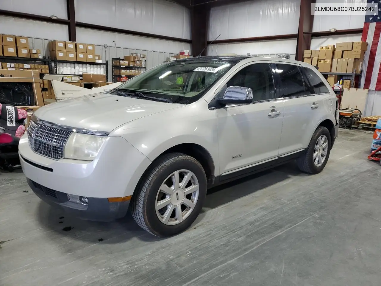 2007 Lincoln Mkx VIN: 2LMDU68C07BJ25242 Lot: 61752065