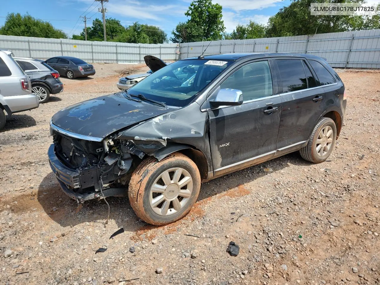 2007 Lincoln Mkx VIN: 2LMDU88C17BJ17825 Lot: 62986265
