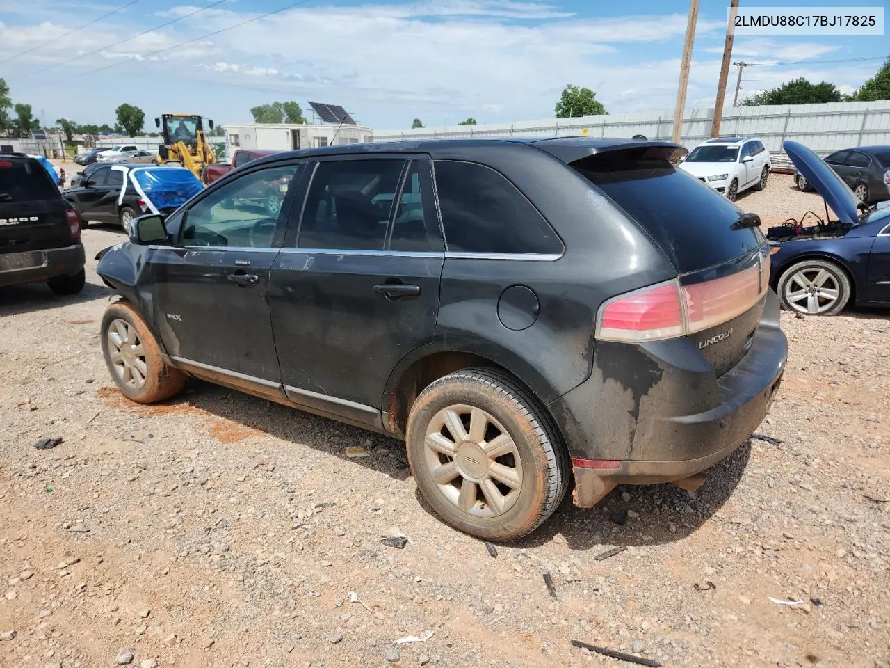 2007 Lincoln Mkx VIN: 2LMDU88C17BJ17825 Lot: 62986265