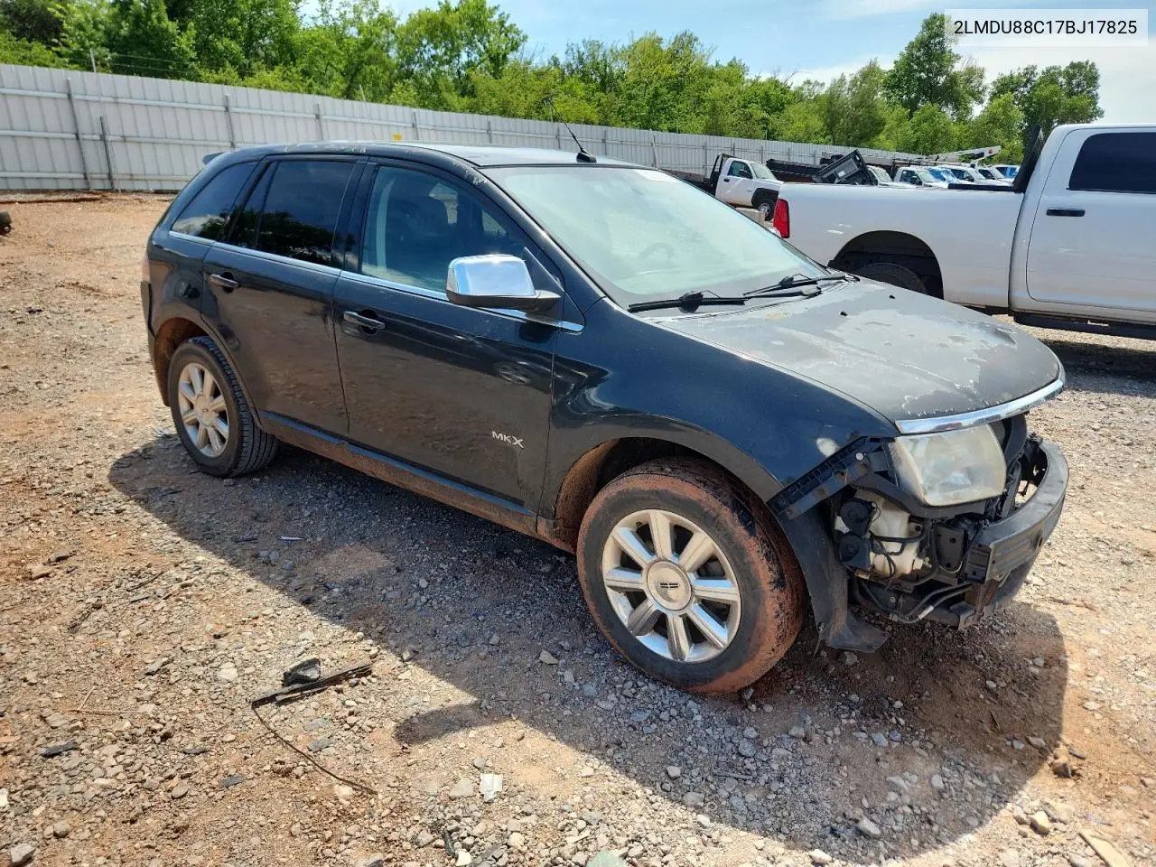 2007 Lincoln Mkx VIN: 2LMDU88C17BJ17825 Lot: 62986265
