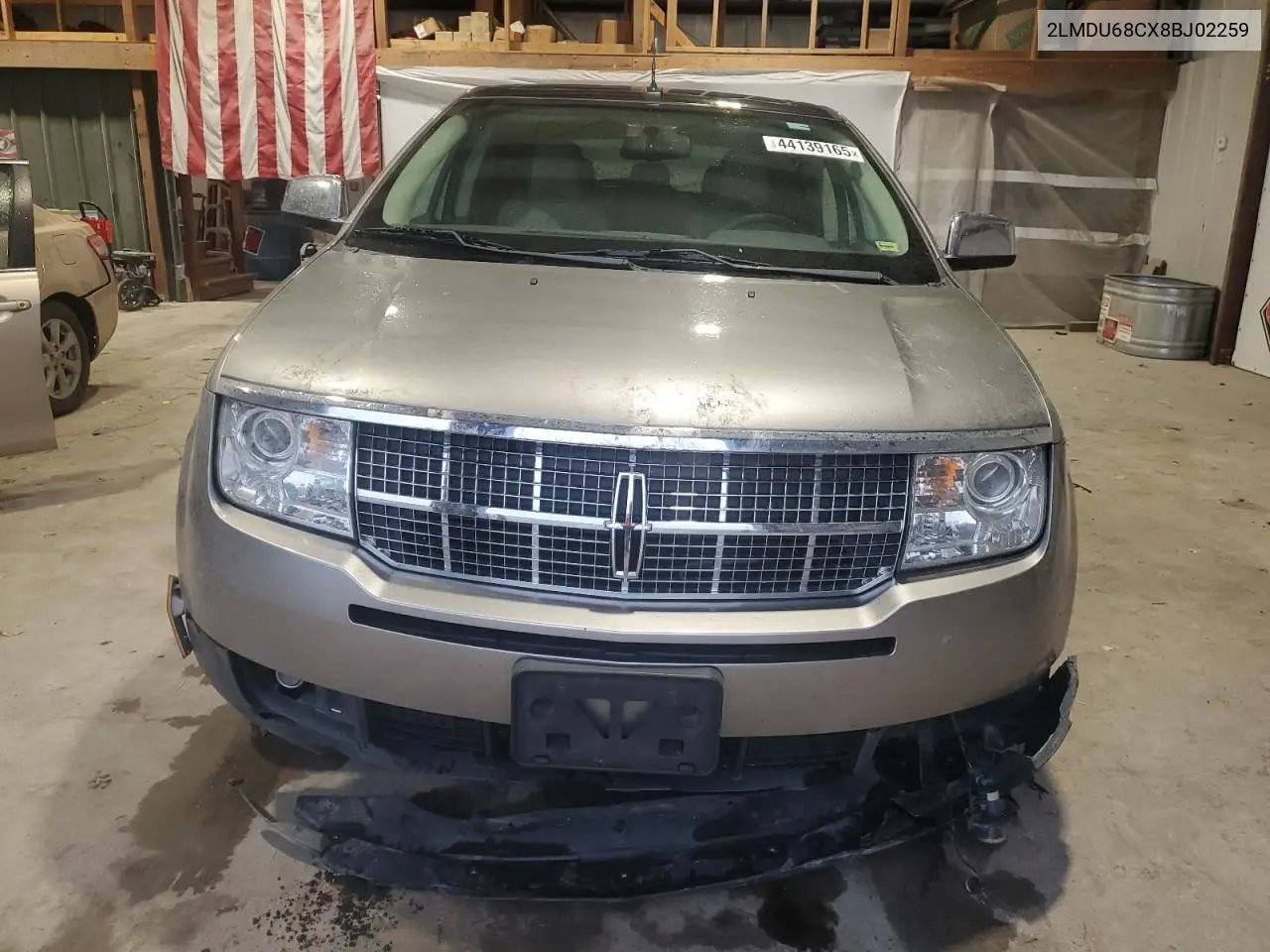 2008 Lincoln Mkx VIN: 2LMDU68CX8BJ02259 Lot: 44139165