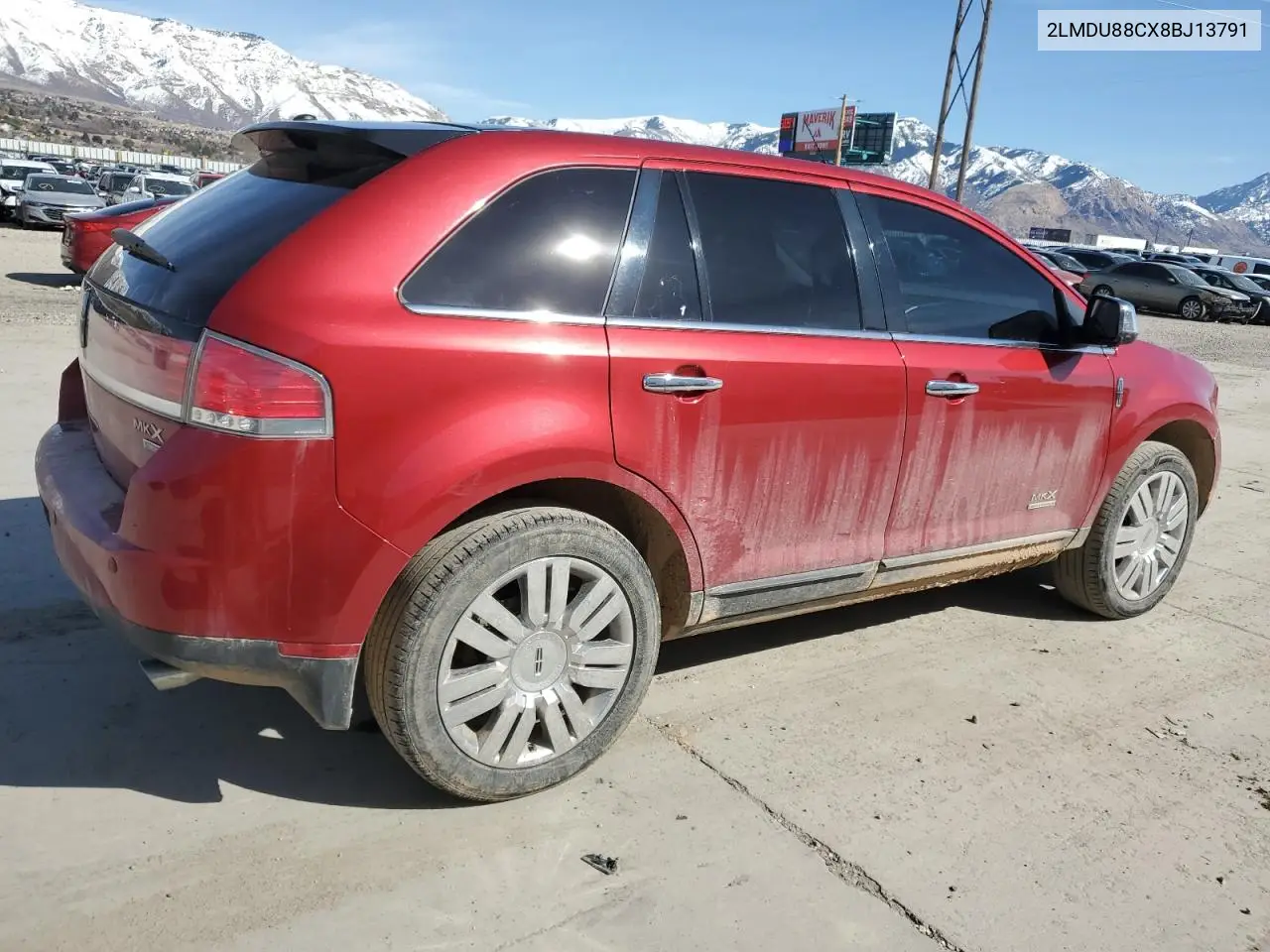 2008 Lincoln Mkx VIN: 2LMDU88CX8BJ13791 Lot: 48257675