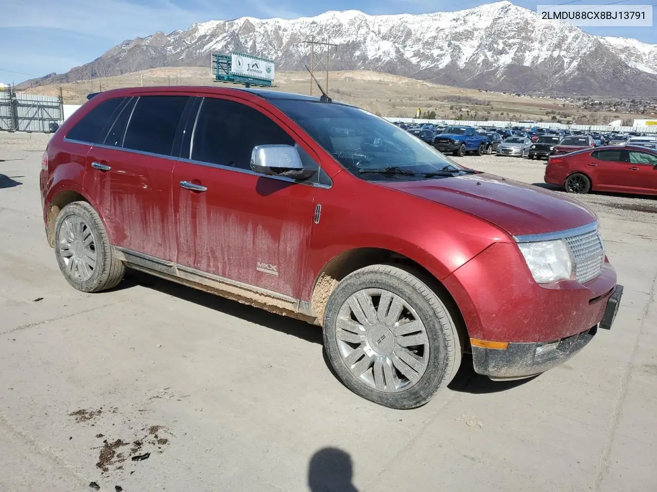 2008 Lincoln Mkx VIN: 2LMDU88CX8BJ13791 Lot: 48257675