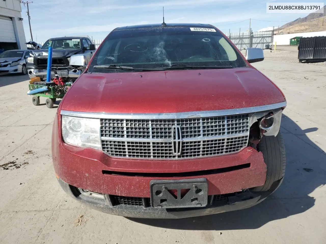 2008 Lincoln Mkx VIN: 2LMDU88CX8BJ13791 Lot: 48257675