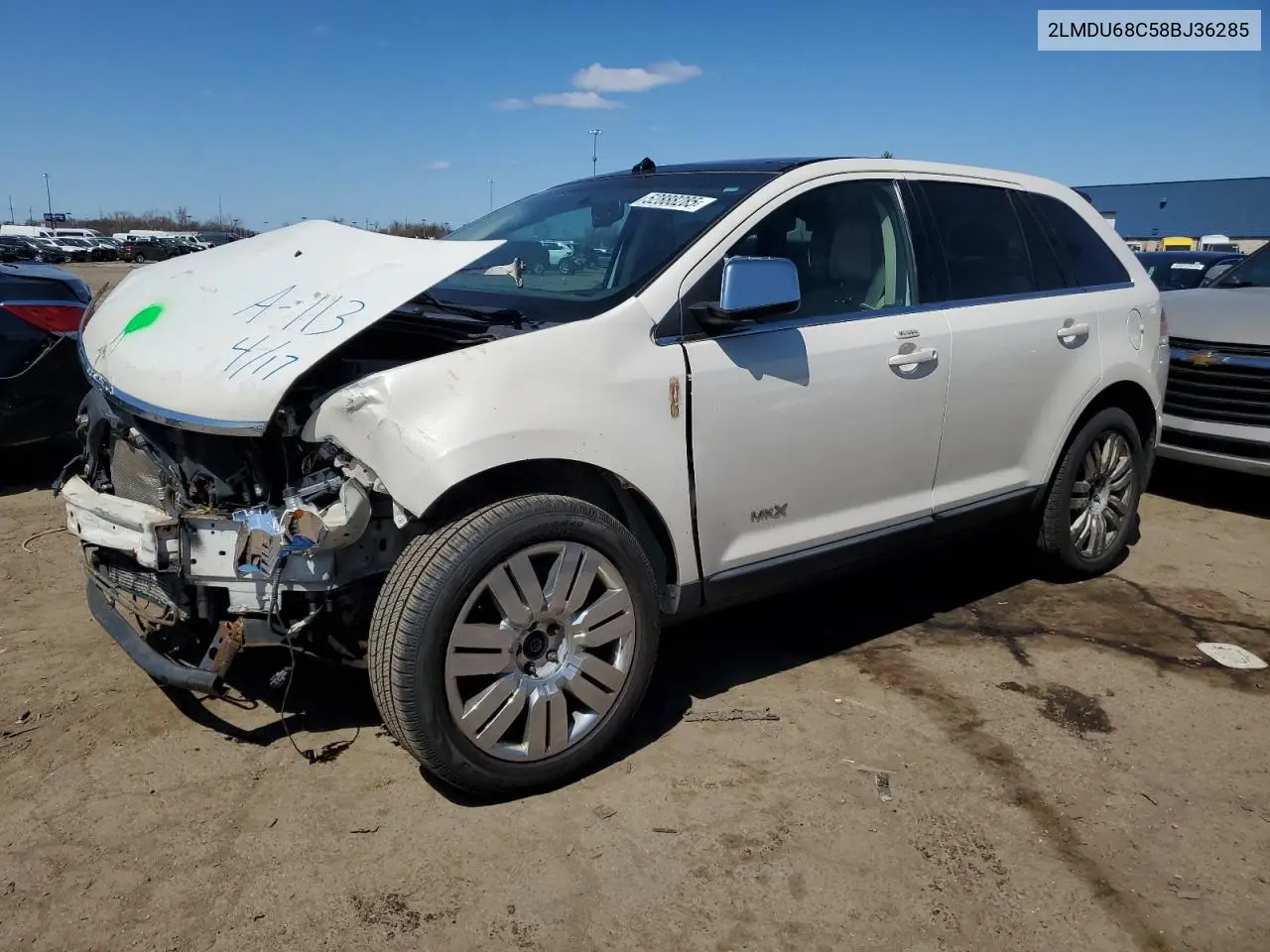 2008 Lincoln Mkx VIN: 2LMDU68C58BJ36285 Lot: 52888285