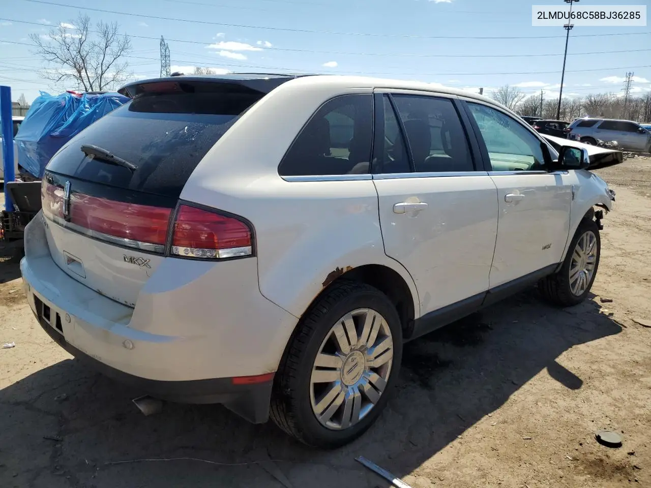 2008 Lincoln Mkx VIN: 2LMDU68C58BJ36285 Lot: 52888285