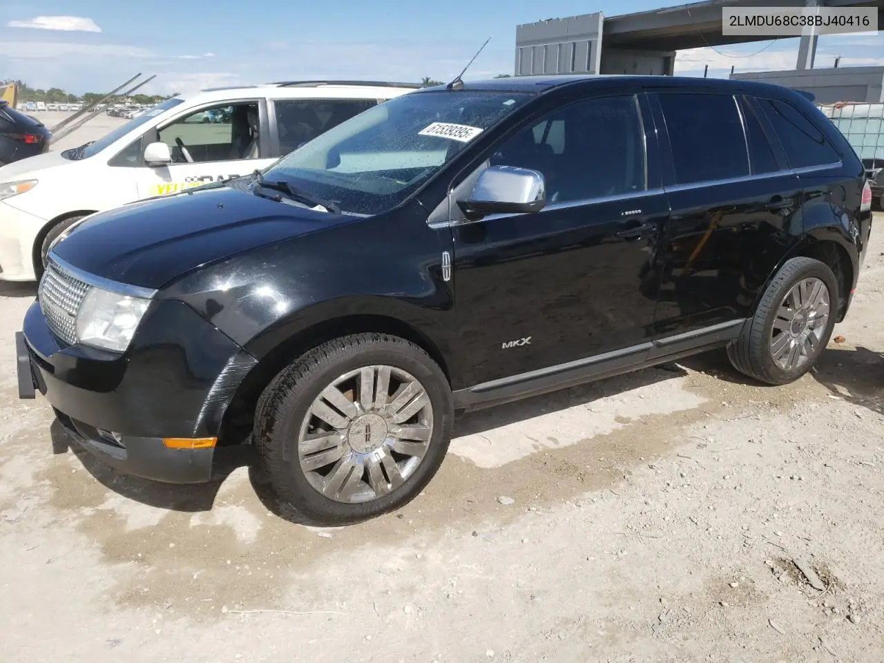 2008 Lincoln Mkx VIN: 2LMDU68C38BJ40416 Lot: 61539395