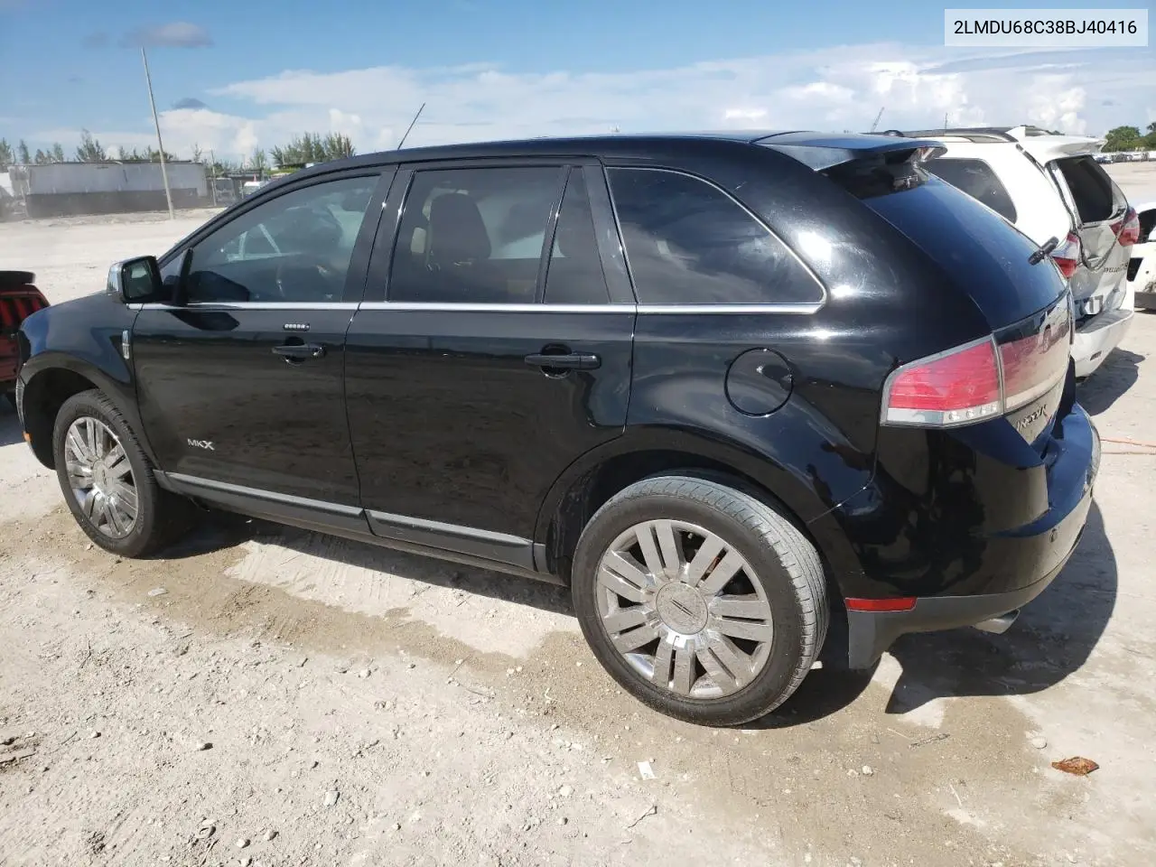 2008 Lincoln Mkx VIN: 2LMDU68C38BJ40416 Lot: 61539395