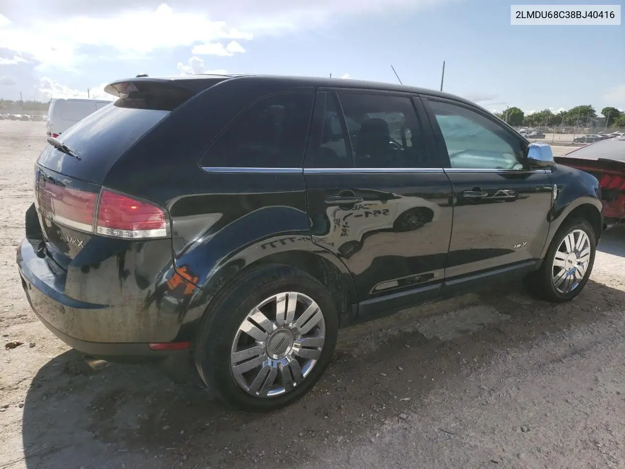 2008 Lincoln Mkx VIN: 2LMDU68C38BJ40416 Lot: 61539395