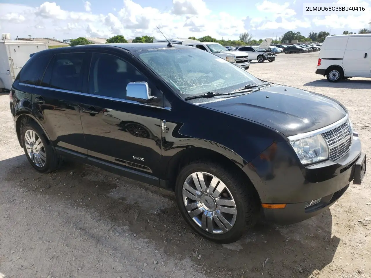 2008 Lincoln Mkx VIN: 2LMDU68C38BJ40416 Lot: 61539395