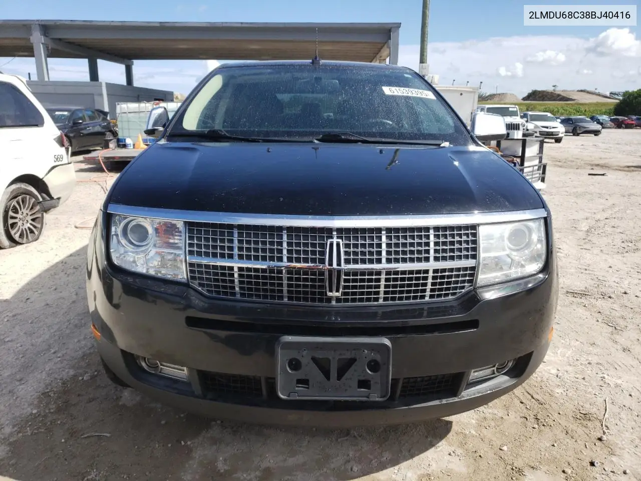 2008 Lincoln Mkx VIN: 2LMDU68C38BJ40416 Lot: 61539395