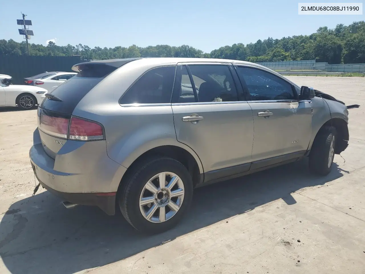 2008 Lincoln Mkx VIN: 2LMDU68C08BJ11990 Lot: 61736915