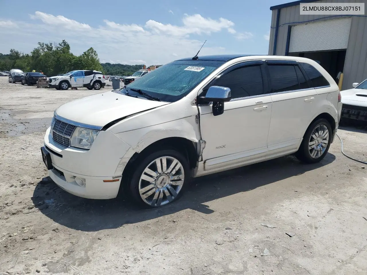 2008 Lincoln Mkx VIN: 2LMDU88CX8BJ07151 Lot: 63051995