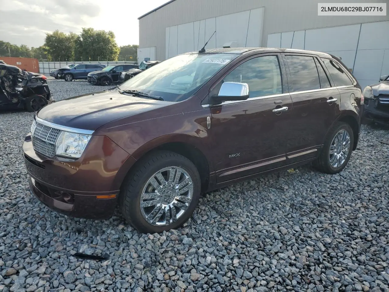 2009 Lincoln Mkx VIN: 2LMDU68C29BJ07716 Lot: 62927175