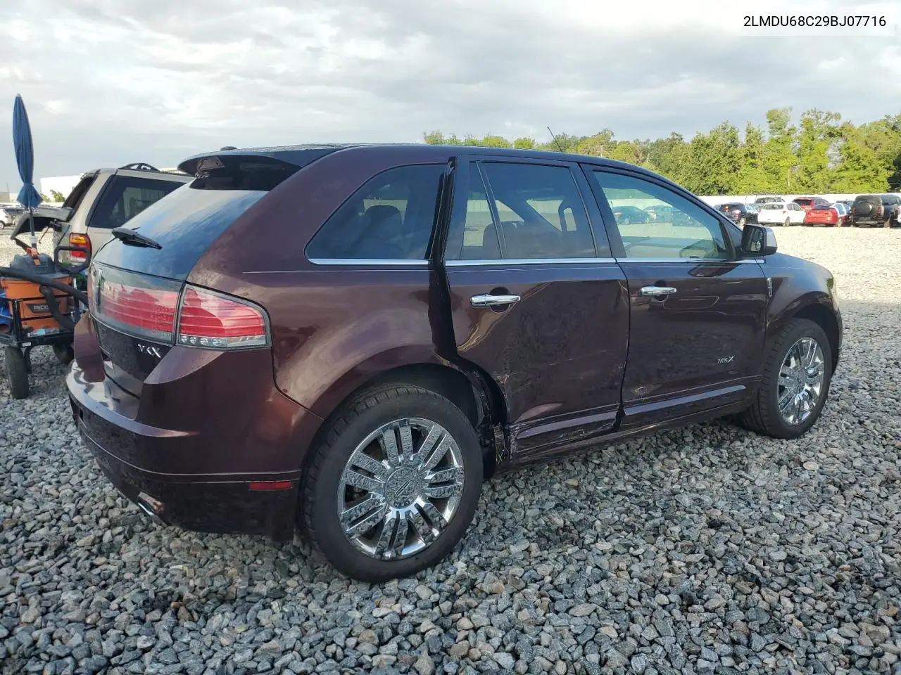 2009 Lincoln Mkx VIN: 2LMDU68C29BJ07716 Lot: 62927175