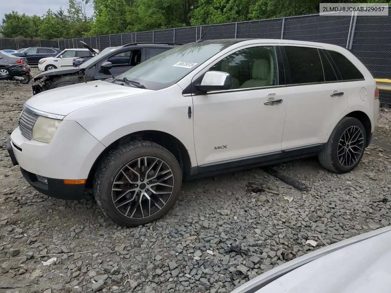 2010 Lincoln Mkx VIN: 2LMDJ8JC6ABJ29057 Lot: 56625815