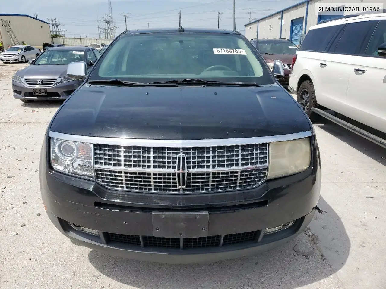 2010 Lincoln Mkx VIN: 2LMDJ8JC2ABJ01966 Lot: 57156705