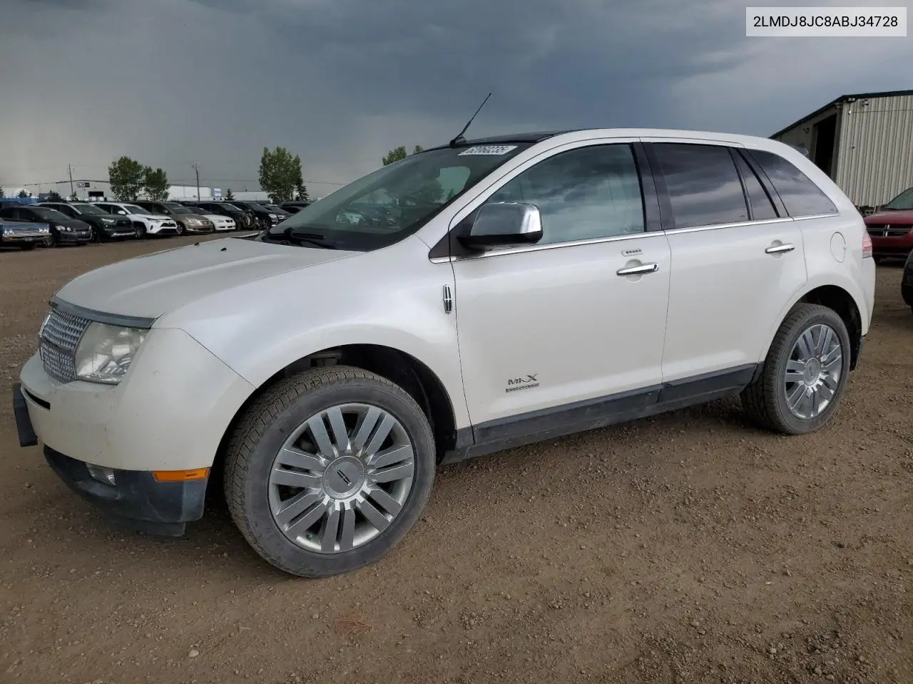 2010 Lincoln Mkx VIN: 2LMDJ8JC8ABJ34728 Lot: 62060235