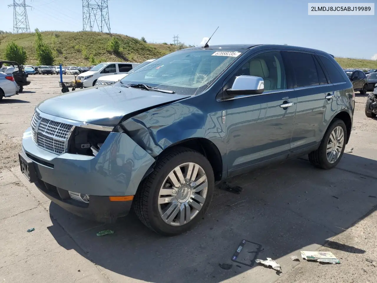 2010 Lincoln Mkx VIN: 2LMDJ8JC5ABJ19989 Lot: 62888235