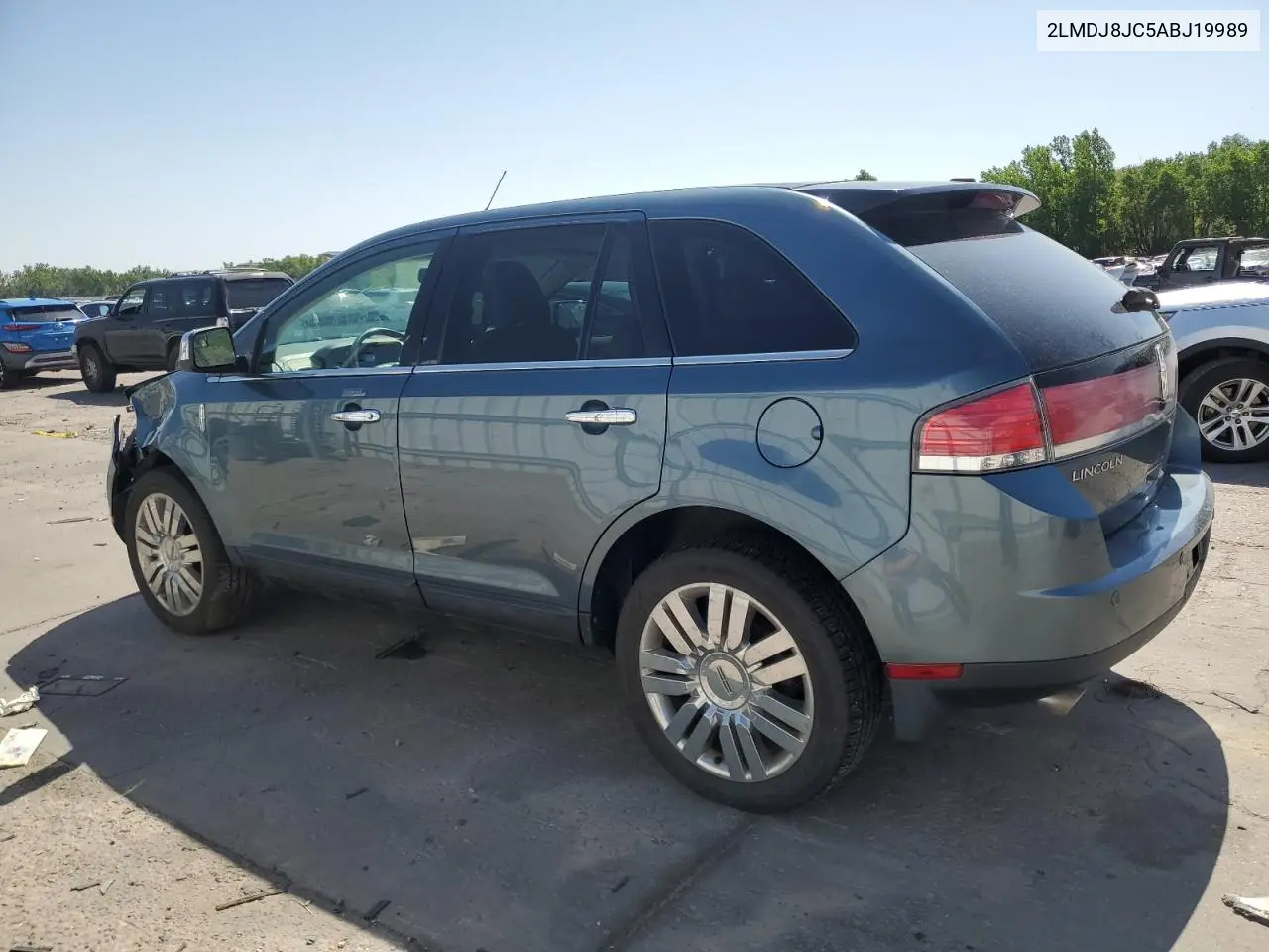 2010 Lincoln Mkx VIN: 2LMDJ8JC5ABJ19989 Lot: 62888235