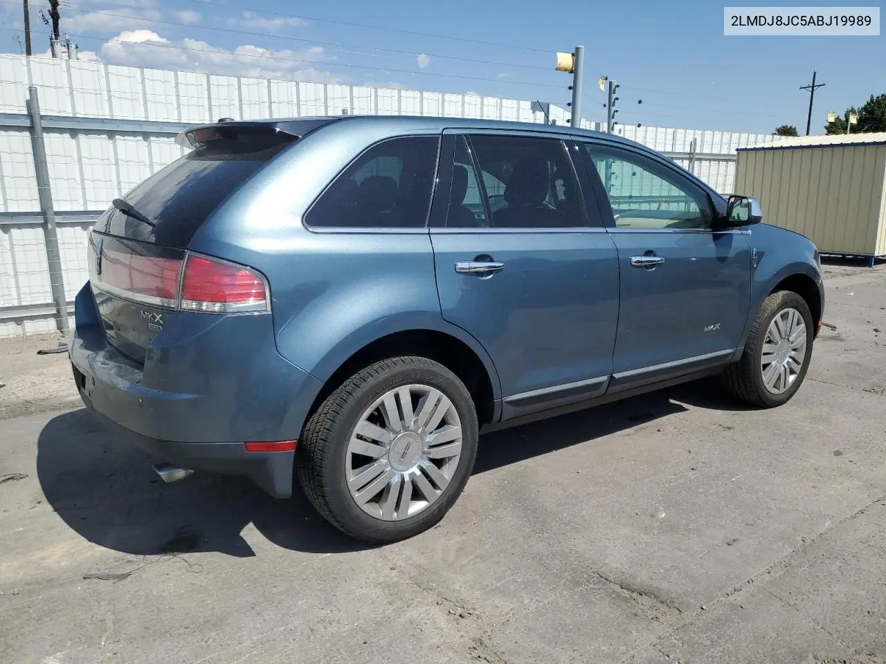 2010 Lincoln Mkx VIN: 2LMDJ8JC5ABJ19989 Lot: 62888235