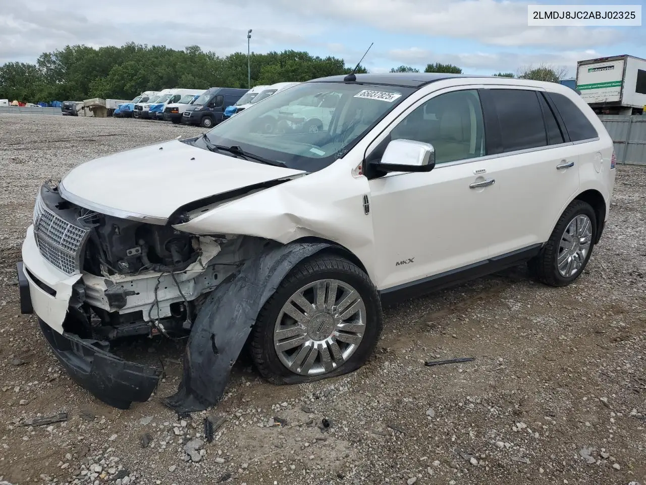 2010 Lincoln Mkx VIN: 2LMDJ8JC2ABJ02325 Lot: 65037825