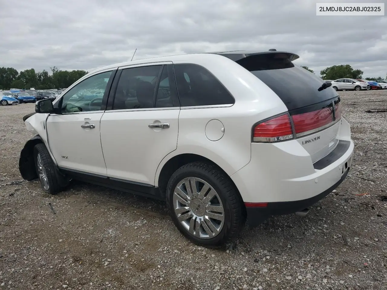 2010 Lincoln Mkx VIN: 2LMDJ8JC2ABJ02325 Lot: 65037825