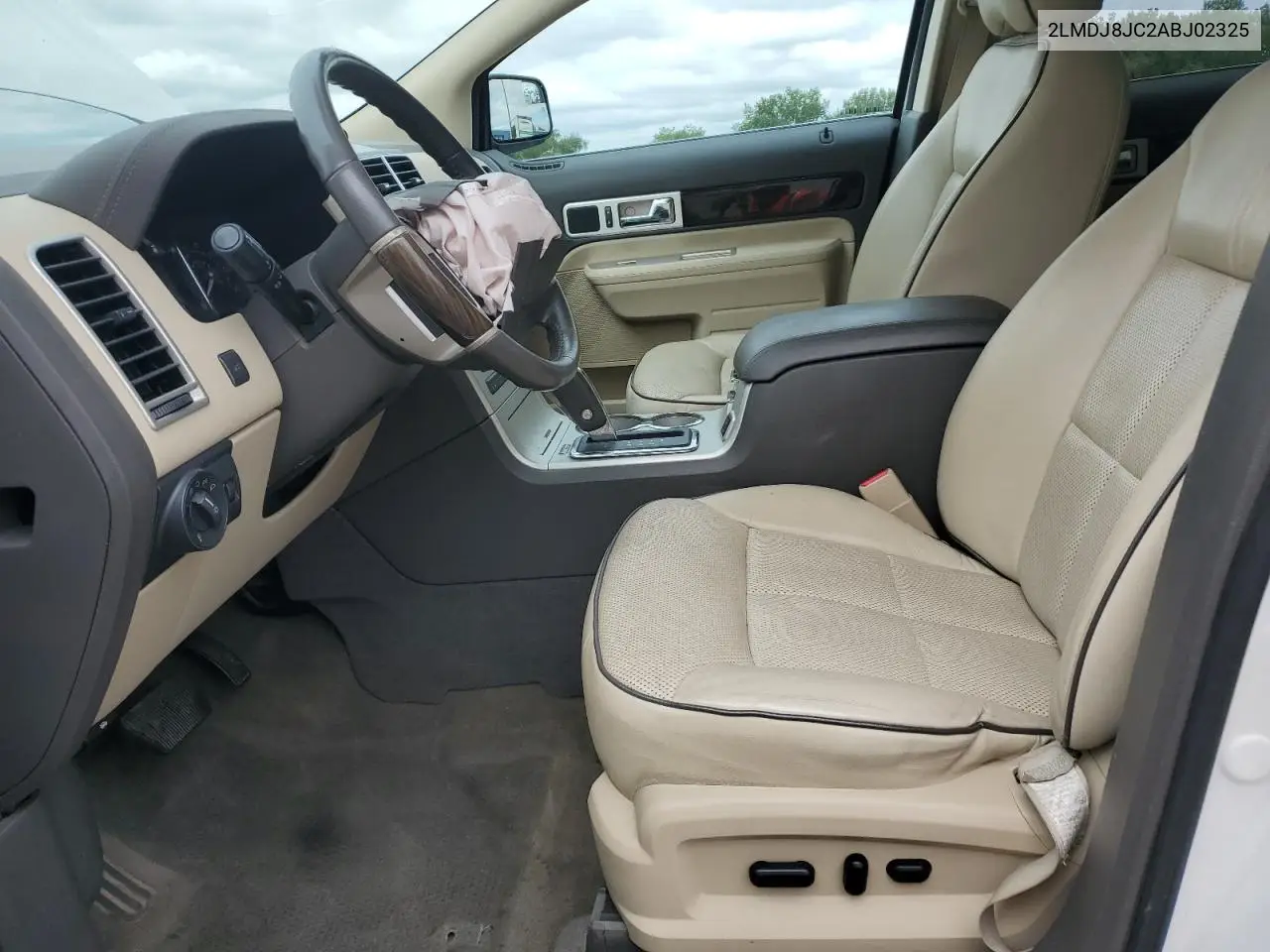 2010 Lincoln Mkx VIN: 2LMDJ8JC2ABJ02325 Lot: 65037825