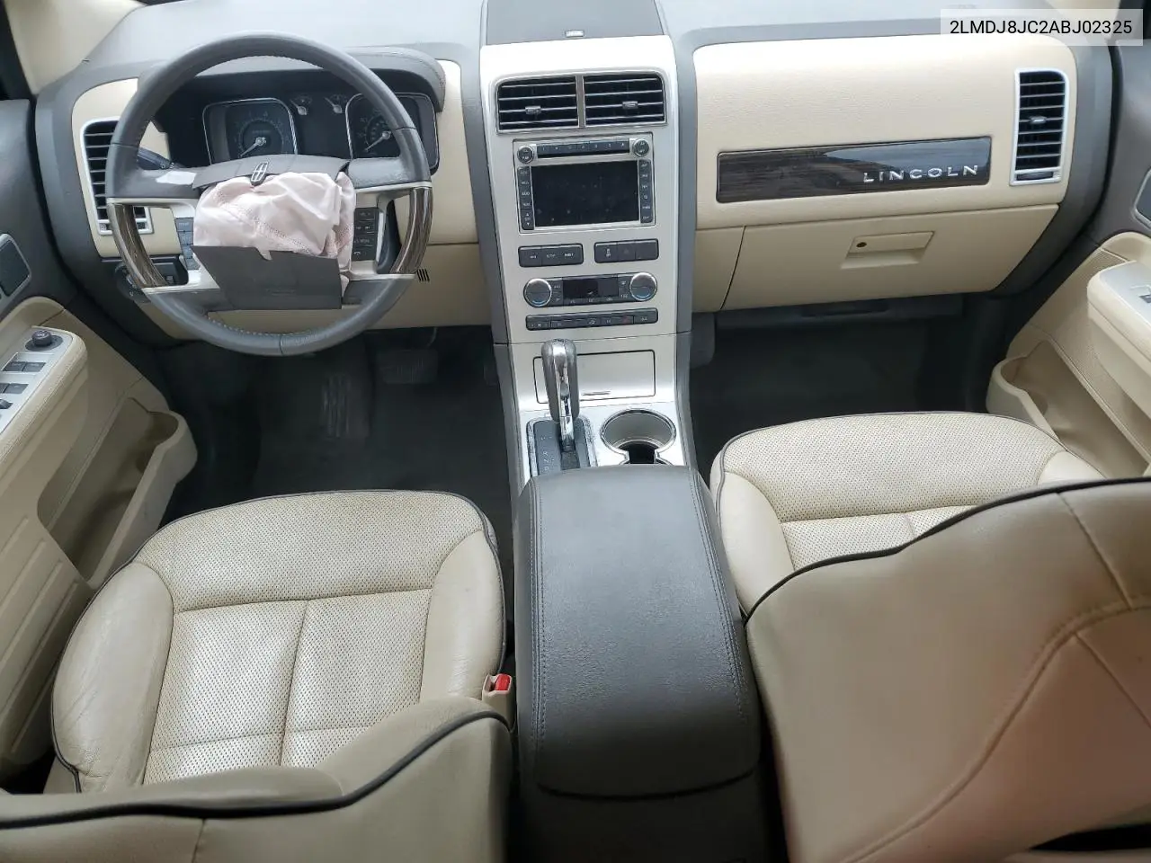 2010 Lincoln Mkx VIN: 2LMDJ8JC2ABJ02325 Lot: 65037825