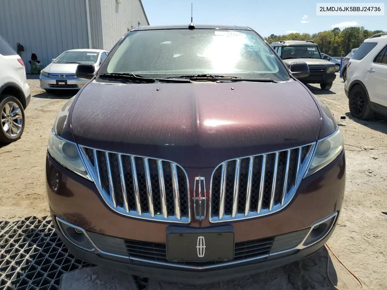 2011 Lincoln Mkx VIN: 2LMDJ6JK5BBJ24736 Lot: 49071725