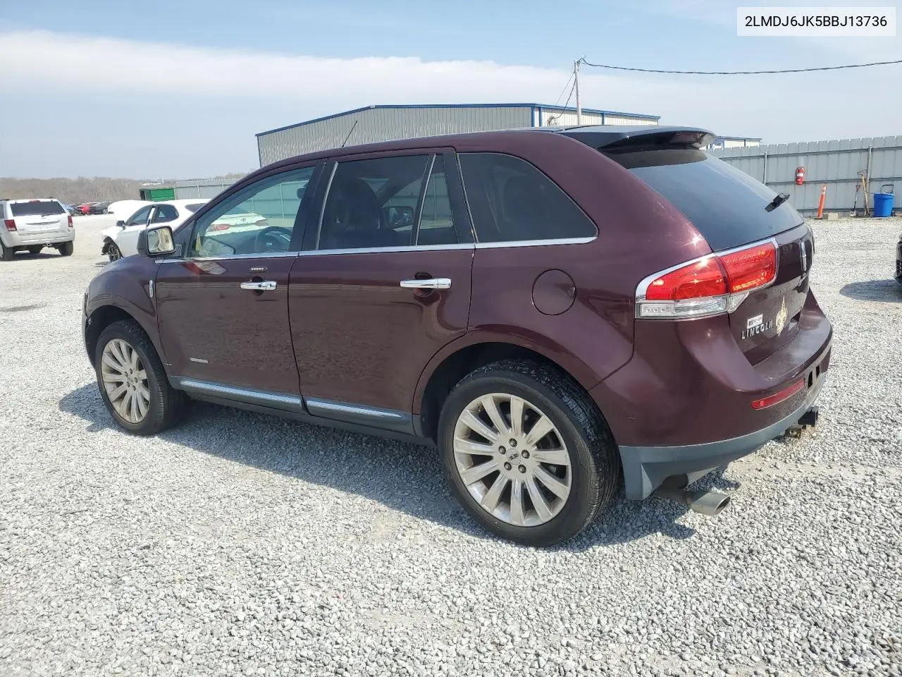 2011 Lincoln Mkx VIN: 2LMDJ6JK5BBJ13736 Lot: 49145475
