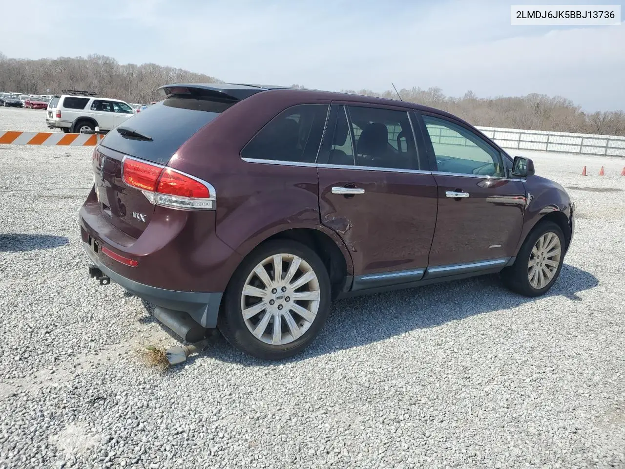 2011 Lincoln Mkx VIN: 2LMDJ6JK5BBJ13736 Lot: 49145475