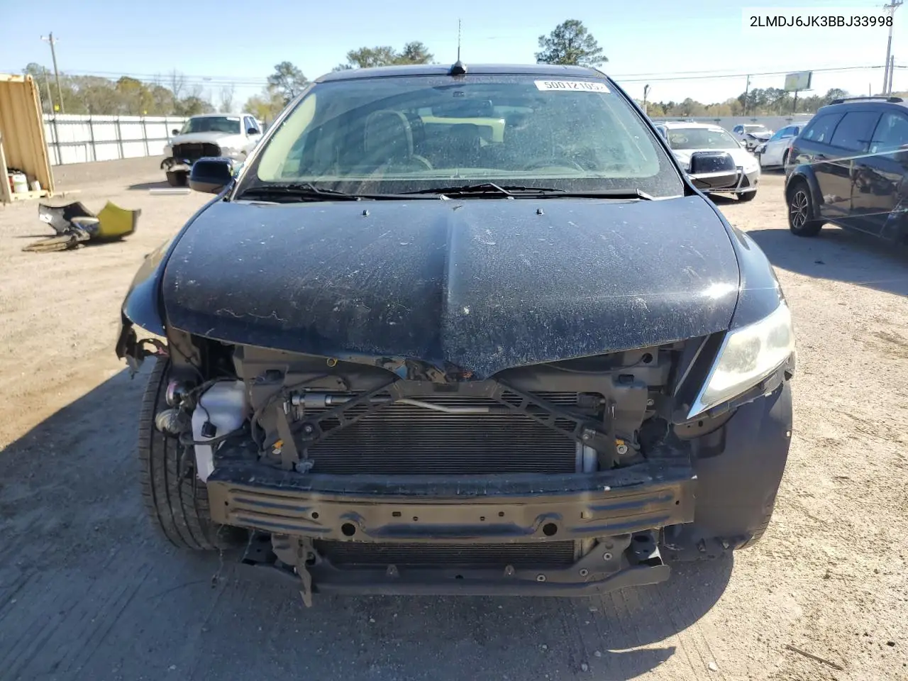 2011 Lincoln Mkx VIN: 2LMDJ6JK3BBJ33998 Lot: 50012105