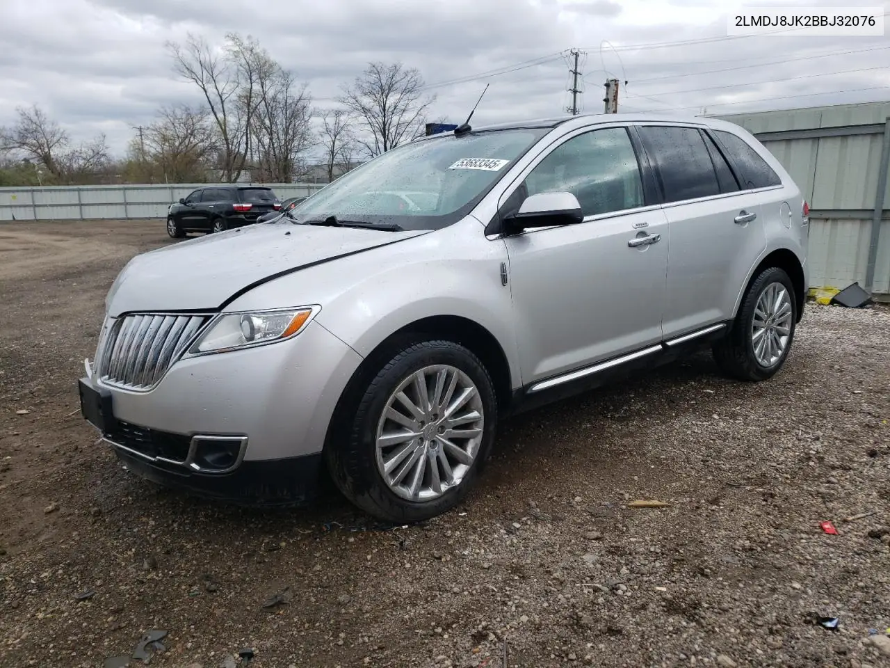 2011 Lincoln Mkx VIN: 2LMDJ8JK2BBJ32076 Lot: 53683345