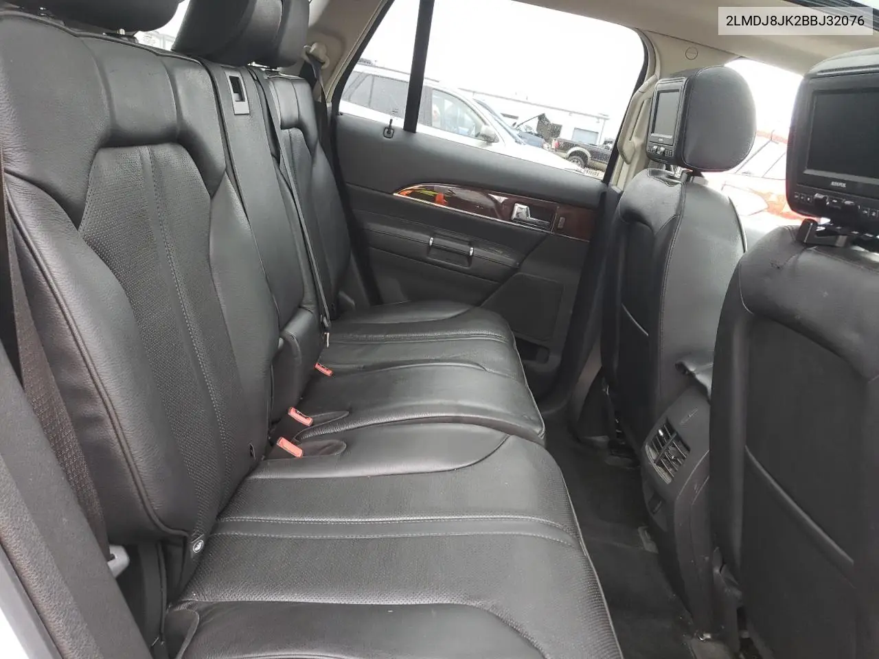 2011 Lincoln Mkx VIN: 2LMDJ8JK2BBJ32076 Lot: 53683345