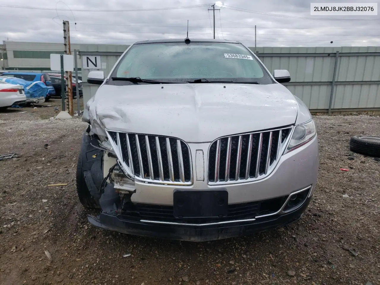 2011 Lincoln Mkx VIN: 2LMDJ8JK2BBJ32076 Lot: 53683345