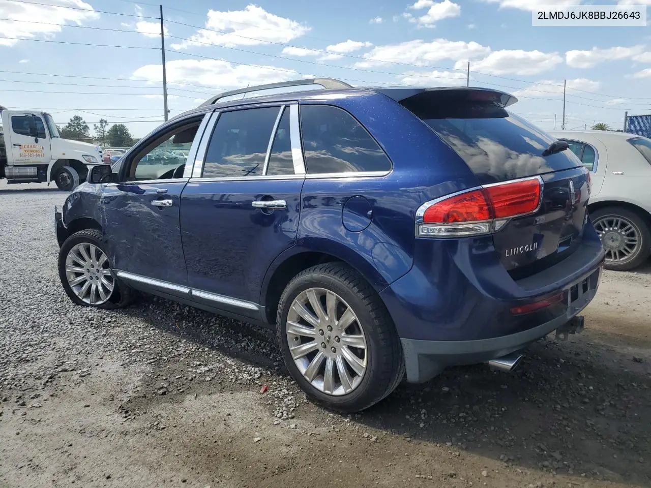 2011 Lincoln Mkx VIN: 2LMDJ6JK8BBJ26643 Lot: 53911185