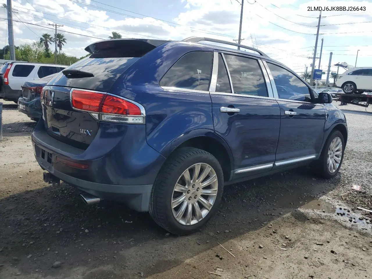 2011 Lincoln Mkx VIN: 2LMDJ6JK8BBJ26643 Lot: 53911185
