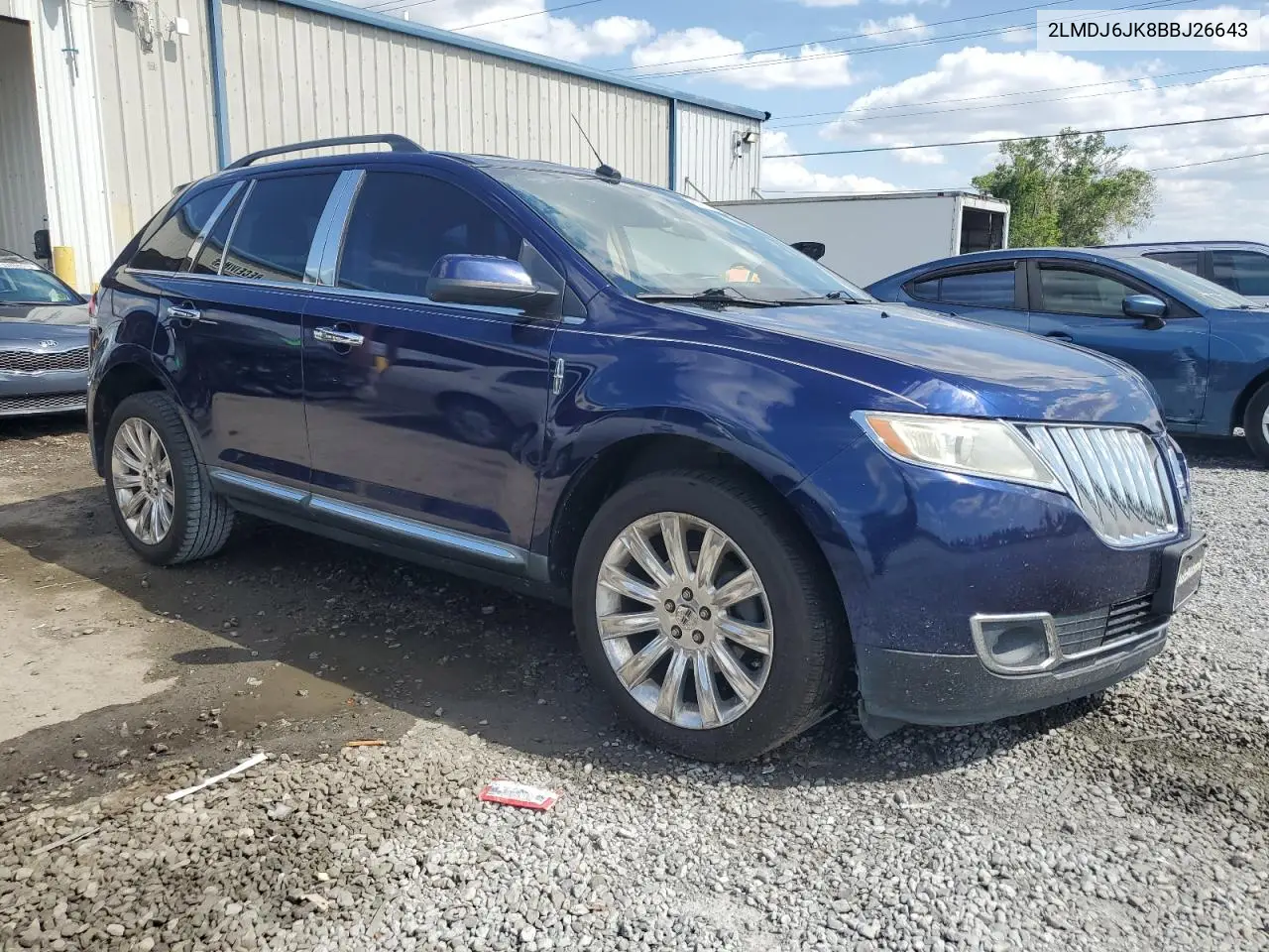 2011 Lincoln Mkx VIN: 2LMDJ6JK8BBJ26643 Lot: 53911185