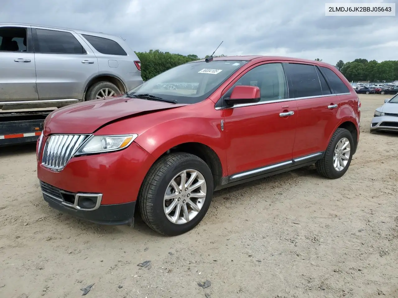 2011 Lincoln Mkx VIN: 2LMDJ6JK2BBJ05643 Lot: 56004105