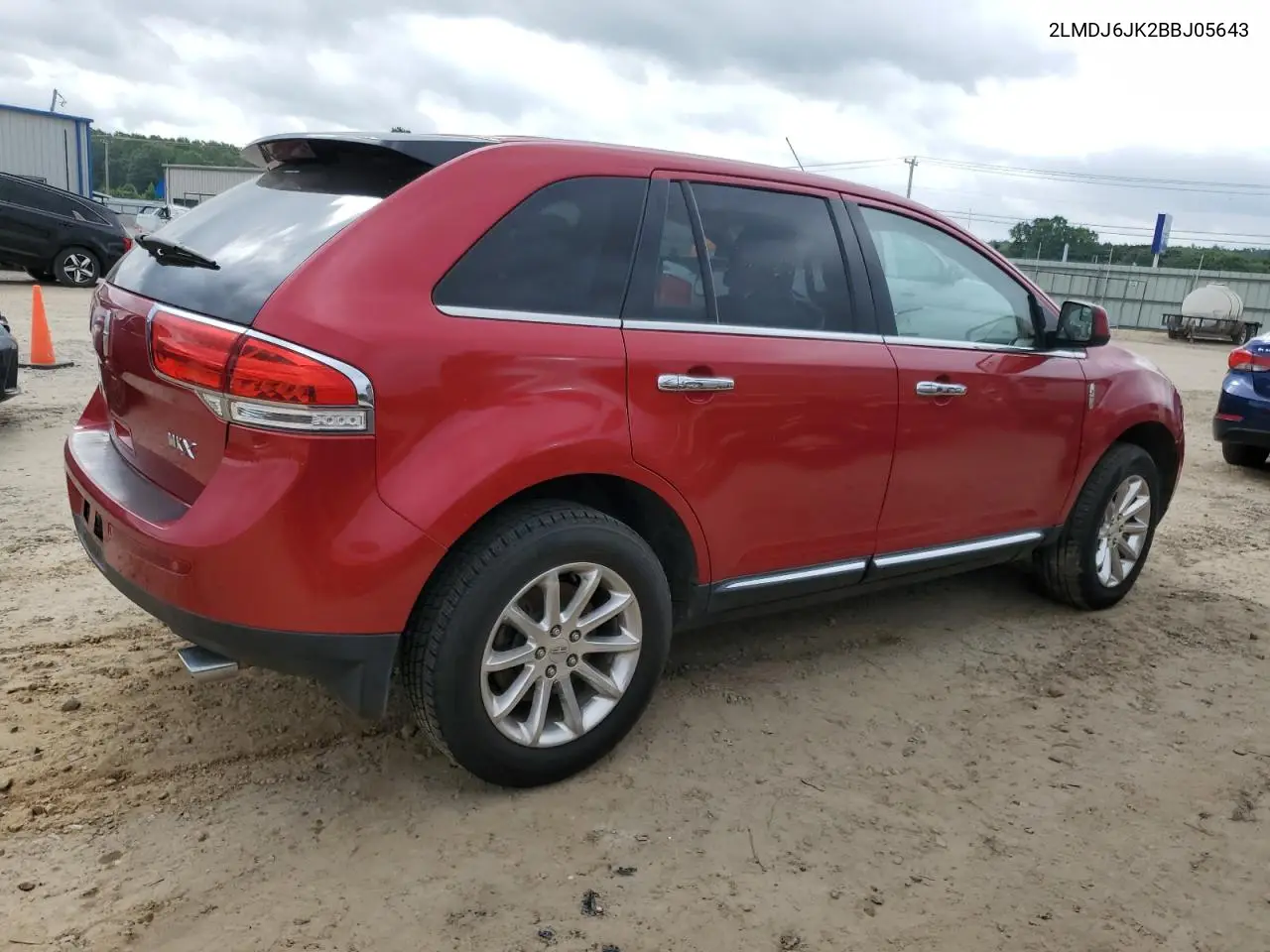 2011 Lincoln Mkx VIN: 2LMDJ6JK2BBJ05643 Lot: 56004105